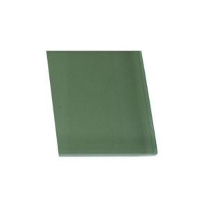 Splashback Tile Contempo Spa Green Frosted Glass Tile   4 in. x 12 in. x 8 mm Floor and Wall Tile Sample L7D10