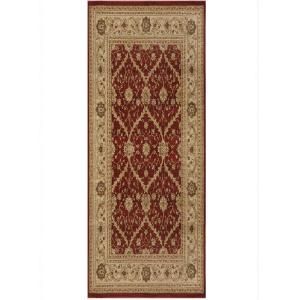 Home Dynamix Monroe Red/Cream 1 ft. 11 in. x 7 ft. 2 in. Runner 4 7707A 267