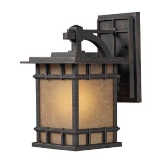 Titan Lighting Wall Mount 1 Light Outdoor Weathered Charcoal Sconce TN 8391