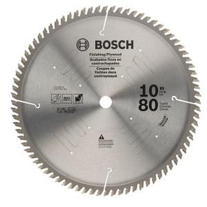 Bosch 10 in. 80T Fine Finish Blade PS1080FIN