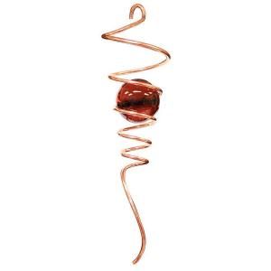 Iron Stop Copper Spiral Tail with Amber Ball Wind Spinner Accessory DISCONTINUED 8047