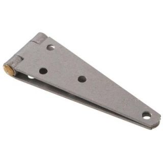The Hillman Group 6 in. Heavy Strap Hinge in Galvanized (5 Pack) 852557.0
