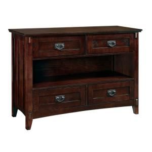 Home Decorators Collection 42 in. W Artisan Macintosh Oak Console Table 0290300970