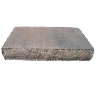 Natural Impressions 12 in. Carbondale Concrete Flagstone Wall Block Cap 16250789