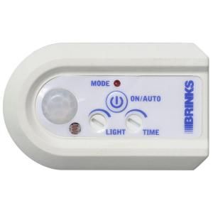 Brinks Home Security Indoor Digital Timer with Plug In Motion Sensor 44 2030