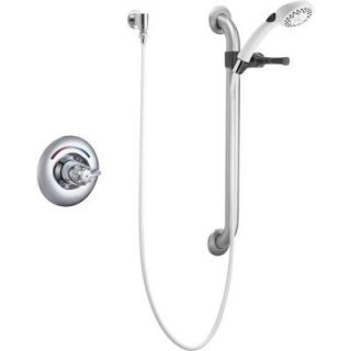 Delta Commercial 1 Handle Shower Only in Chrome (Valve Not Included) T13H153