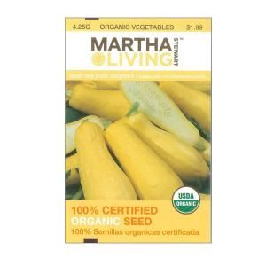 Martha Stewart Living 4.25 Gram Early Prolific Straightneck Squash Seed 3938