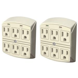 Stanley Surge Protected Wall Adapter   White 156807
