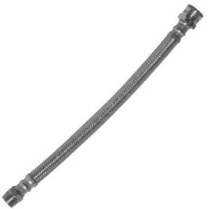 DANCO 3/4 in. FIP x 3/4 in. FIP x 24 in. Stainless Steel Braided Water Heater Supply Line WFF 124 PP