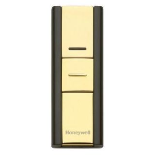 Honeywell Add on or Replacement Push Button Brass or Black, Compatible with 300 Series and Decor Door Chimes RPWL302A