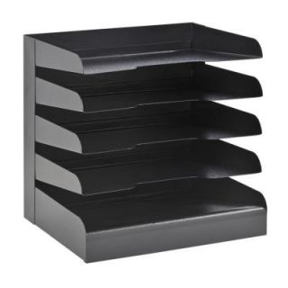 Buddy Products Classic 5 Tier Tray Letter Size Desktop Organizer 0405 4