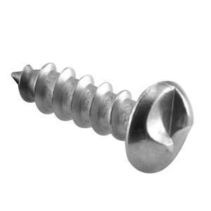 Prime Line #10 x 5/8 in. Chrome One Way Screw (100 Pack) 651 0358