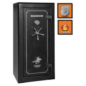 Winchester Safes Silverado Premier 23 Fire Safe Electronic Lock 24 Gun Black Gloss S 6030 23 7 E