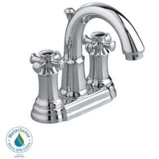 American Standard Portsmouth 4 2 Handle High Arc Bathroom Faucet with Speed Connect Drain in Polished Chrome 7420.221.002