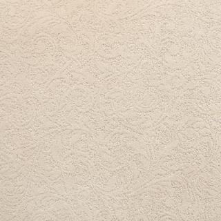 Platinum Plus Vexing   Color White Sands Pattern 12 ft. Carpet 49601