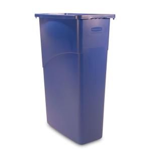Rubbermaid Commercial Products 23 gal. Slim Jim Blue Waste Container FG 3540 BLU