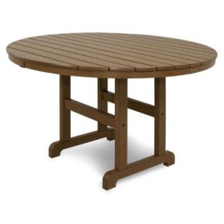 Trex Outdoor Furniture Monterey Bay Tree House 48 in. Round Patio Dining Table TXRT248TH