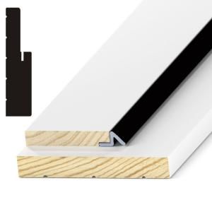 1 1/4 in. x 4 1/2 in. x 7 ft. Wood Primed Pine Exterior Weatherstripped Frame Jamb Moulding 806RPRKV 1