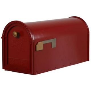 Gibraltar Mailboxes Kensington Post Mount Mailbox in Red KM160R01