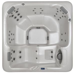 Summit Hot Tubs Lassen 6 Person 50  Hydrotherapy Jets Spa with Lounger H L83503G