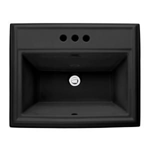 American Standard Town Square Self Rimming Bathroom Sink in Black DISCONTINUED 0700.004.178