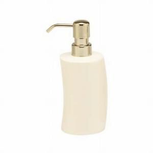 Innova Jameson Ceramic Lotion Dispenser in White and Polished Nickel CT JSNLD 26