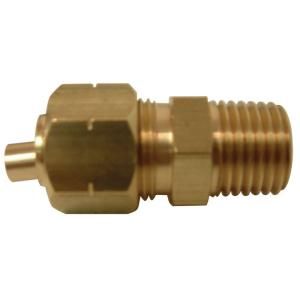 Watts 3/8 in. x 1/4 in. Brass Compression x MIP Adapter LF A122