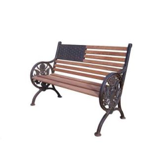 Oakland Living Proud American Patio Bench 6011 AB