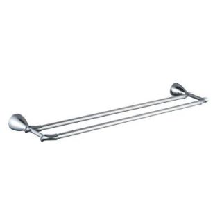 Glacier Bay Edgewood 24 in. Double Towel Bar in Chrome 20064 1301