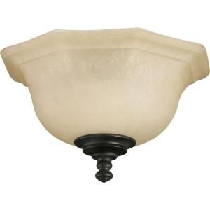 Thomasville Lighting Guildhall Collection 3 Light Forged Black Ceiling Fan Light DISCONTINUED P2639 80