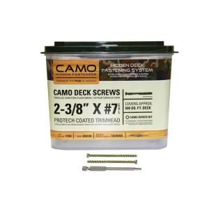 CAMO 2 3/8 in. ProTech Coated Trimhead Deck Screw (1750 Count) 345139