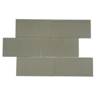 Splashback Tile Contempo Natural White Polished 3 in. x 6 in. Glass Tiles DISCONTINUED CONTEMPO NATURAL WHITE POLISHED 3 X 6