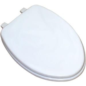 American Standard Elongated Closed Front Toilet Seat in White 5311 500