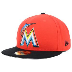 Miami Marlins New Era MLB Patched Team Redux 59FIFTY Cap