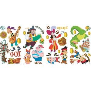 RoomMates Jake and the Neverland Pirates Peel and Stick Wall Decors RMK1778SCS