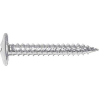 Drive Straight 8 x 1 1/2 in. Zinc Plated Steel Modified Truss Head Phillips Sharp Point Screws 1 lb. (131 Pack) 60242