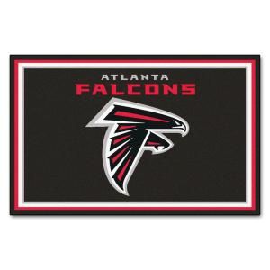 FANMATS Atlanta Falcons 4 ft. x 6 ft. Area Rug 6558