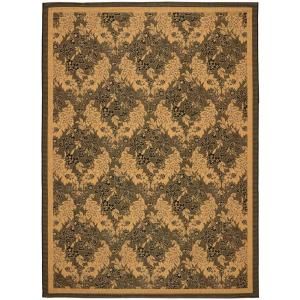 Safavieh Courtyard Black/Natural 5.3 ft. x 7.6 ft. Area Rug CY6582 46 5