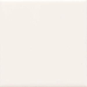 Daltile Semi Gloss 6 in. x 6 in. White Ceramic Bullnose Outside Corner Wall Tile 0100SCRL46691P1
