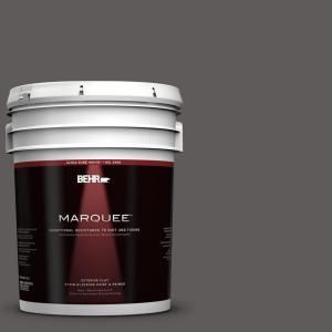BEHR MARQUEE 5 gal. #PPU18 19 Intellectual Flat Exterior Paint 445305