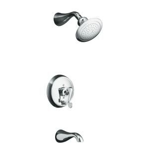 KOHLER Revival 1 Handle Tub and Shower Faucet Trim in Polished Chrome K T16115 4 CP