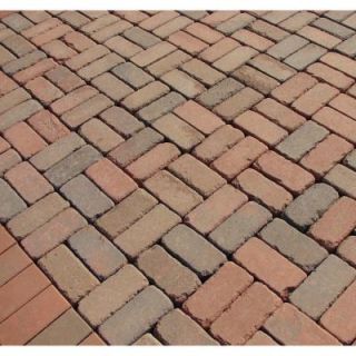 CalStar Holland 8 in. x 4 in. Tumbled Sienna Brick Paver 103 0011T
