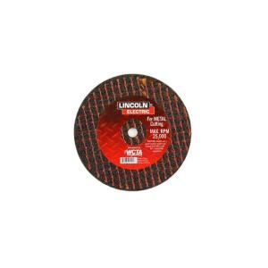 Lincoln Electric 3 in. x 1/32 in. Red 3/8 in. Arbor Cut Off Wheel KH132