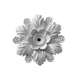 Fypon 14 3/8 in. x 14 3/8 in. x 2 1/4 in. Beaumont Smooth Ceiling Medallion CM15BM