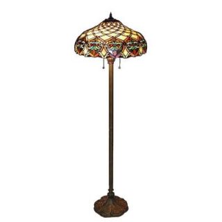 Serena Ditalia 60 in. Tiffany Baroque Bronze Floor Lamp 16099/202