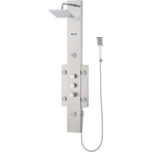 Aston 6 Jet Shower System with Directional Showerhead in Stainless Steel SPSS304