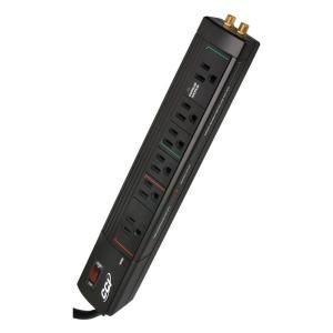 Woods Smart Strip 6 Outlet 2250 Joule Energy Saving Surge Protector with 3 ft. Power Cord 049518906