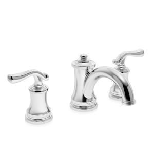 Symmons Winslet 8 in. Widespread 2 Handle Mid Arc Bathroom Faucet in Chrome SLW 5112