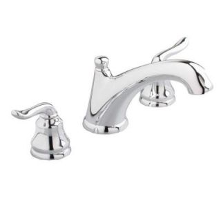 American Standard Princeton Lever 2 Handle Deck Mount Roman Tub Faucet Trim Kit Only in Satin Nickel (Valve not included) T508.900.295