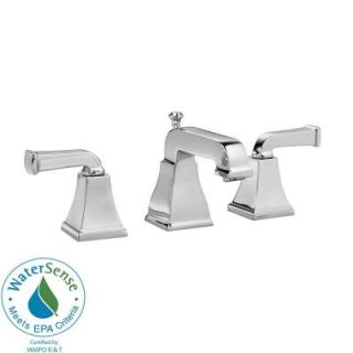 American Standard Town Square Widespread 2 Handle Low Arc Bathroom Faucet in Polished Chrome 2555.821.002